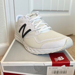 Men's New Balance Fresh Foam Zante White Running Shoes Size 12D BNIB